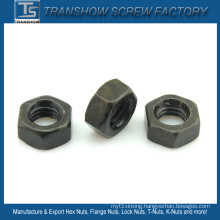 China Supplier Specilize Carbon Steel Black Hex Nuts